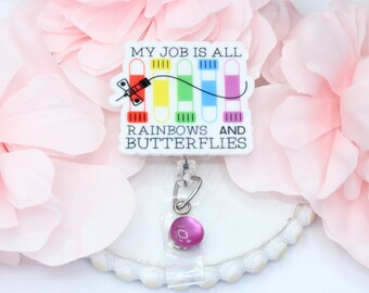 Phlebotomist Badge Reel, Phlebotomist, Phlebotomist Gift, Phlebotomy, Badge Reel, Retractable Badge