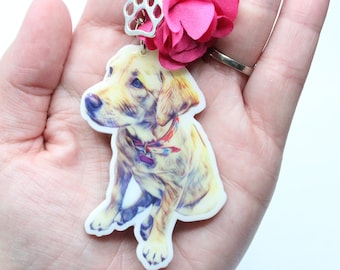 Labrador Llavero, Labrador Perro, Labrador, Laboratorio, Llavero de Laboratorio, Labrador Regalo, Llavero Perro Personalizado
