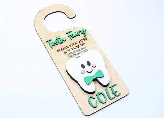 Tooth Fairy Door Hanger, Tooth Fairy, Door Hanger, Tooth Fairy Money Holder  