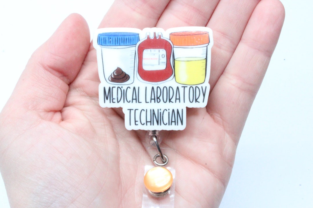 Medical Laboratory Technician Badge Reel, Medical Lab Tech, Lab