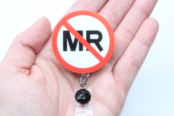 Not MRI Safe, Badge Reel, Mri Tech, MRI Badge Reel MRI Tech Badge,  Retractable Badge Reel -  Sweden