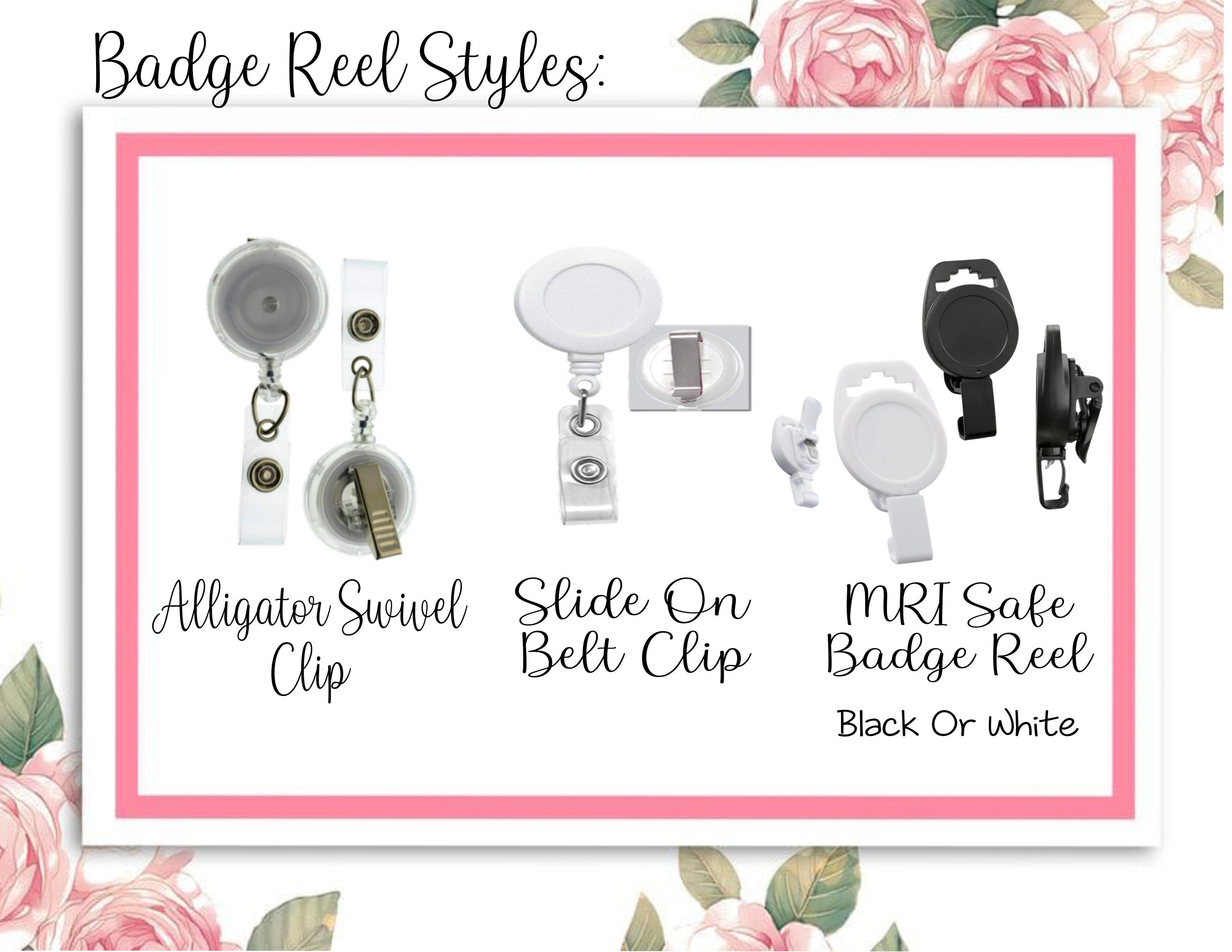 YAZMEEN Carrete Retráctil Para Enfermera Con Clip De Cocodrilo, Soporte Para Tarjetas De Identificación De Cuidados Críticos Para Anestesistas, Botellas De Medicina Divertidas, Carrete De Insignia Con