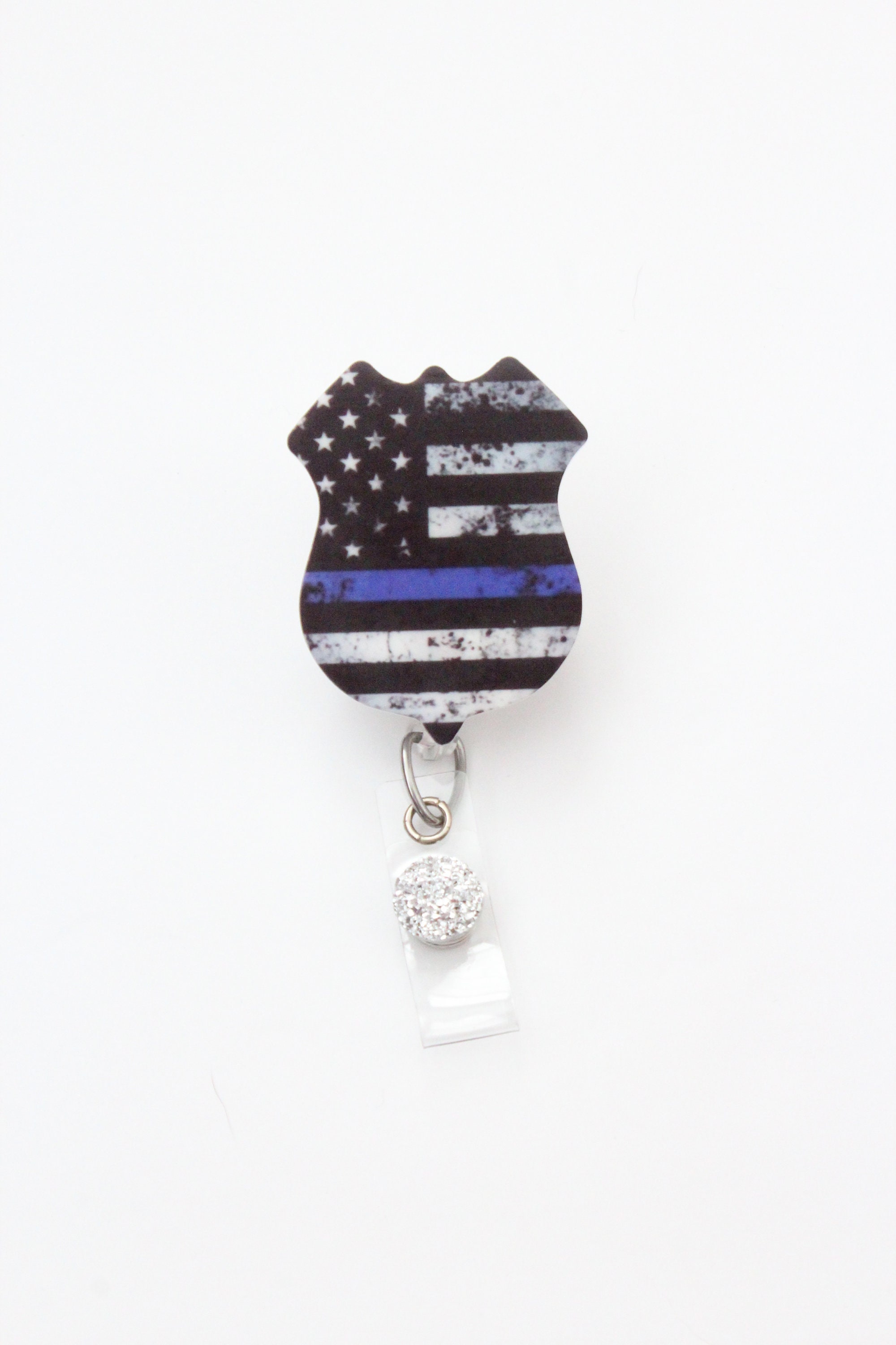 Police Badge Reel- Police Badge- Police ID Holder-Police- Police Gift- Custom Badge Reel
