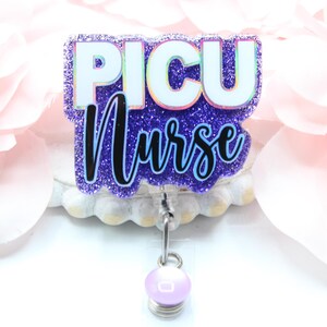 PICU, Pediatric Intensive Care Unit, Pediatric Intensive Care, PICU Nurse, Nurse Badge Reel, nurse gift, PICU Nurse Gift