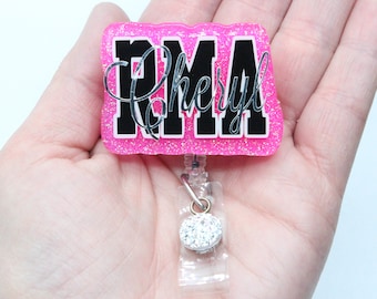 RMA, RMA Badge Reel,Registered Medical Assistant, Medical Assistant, RMA Gift, Medical Assistant Gift, Retractable Badge Reel, Badge Reel