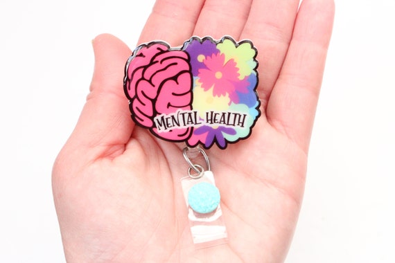 Mental Health Badge Reel, Mental Health, Mental Health Awareness, Badge  Reels, ID Holder
