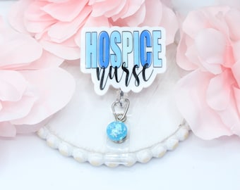 Hospice Nurse Badge Reel,Hospice Nurse, Hospice Nurse Gift, Hospice,Heavens Waiting Room, Medical Badge Reels, Gift for Nurse