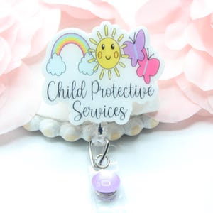 Child Protective Services Badge Reel, CPS Badge Reel, CPS, Child Services, Badge Reels, CPS Worker Gift
