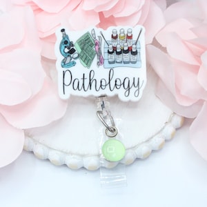 Pathology Badge Reel, Pathologists&#39; Assistant Badge Reel,Pathology, Pathologist ,Pathologist Assistant, Medical Badge Reel