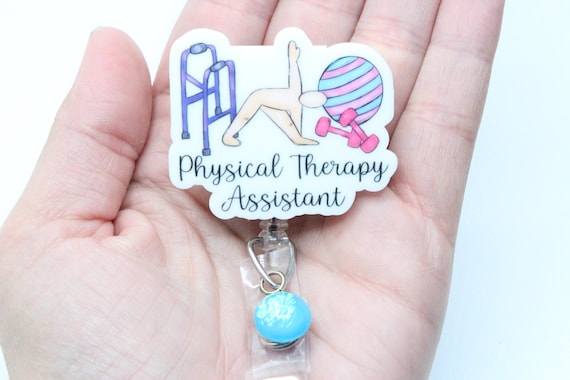 Physical Therapy Assistant Badge Reel-physical Therapy Assistant