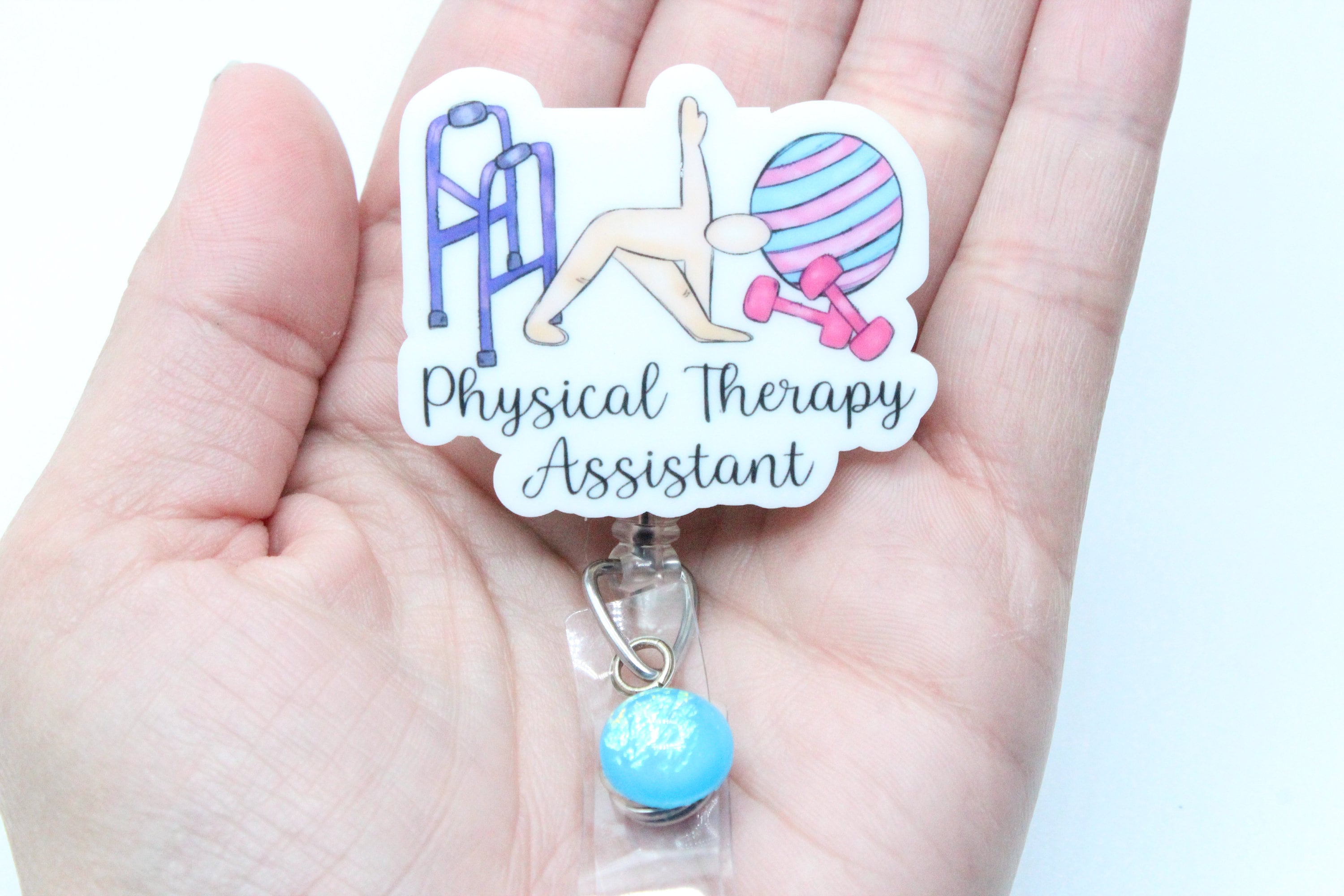 Physical Therapy Assistant Badge Reel-physical Therapy Assistant, Physical  Therapy,physical Therapy Assistant Gift, Badge Reels 