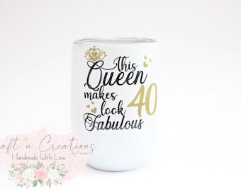 Copo de vinho 40 e fabuloso