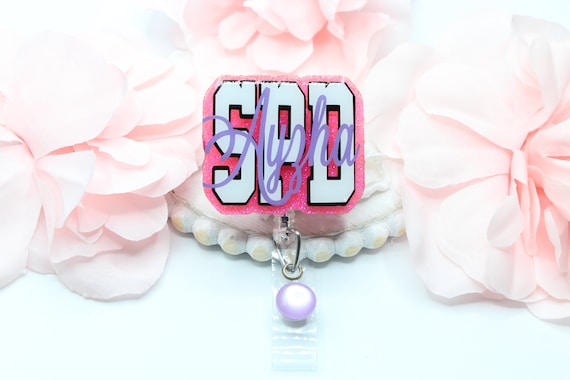 Apple Princess Badge Reel/ Cute Gifts/retractable ID Holder 