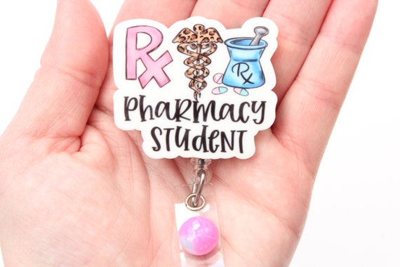Pharmacy Student Badge Reel, Pharmacy Student,badge Reels, Pharmacy,  Pharmacy Student Gift Pharmacy Student ID Holder 