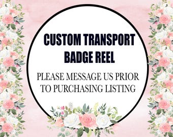 Let's Roll Badge Reel, Patient Transport,Transportation, Wheelchair,Funny Badge Reels, Nurse Badge Reels, Patient Transportation Badge,