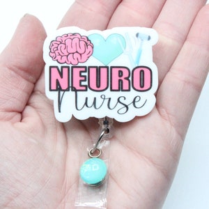 Neurology Nurse, Neuro Badge Reel, Neuro, Neurology, Neurologist ,Neurology Badge Reel, Badge Reel,Brain, Brain Badge Reel