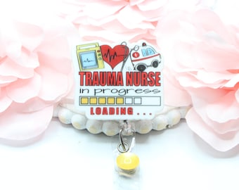 Trauma Nurse Badge Reel,Trauma Nurse, Trauma Nurse Gift, Trauma, Medical Badge Reels, Gift for Nurse