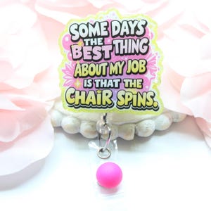 Bobines de badges, Adorables bobines de badges, Bobines de badges médicaux, Cadeau pour infirmière, Porte-carte d'identité, Badge rétractable, Bobines de badges amusantes, Humour sur le lieu de travail