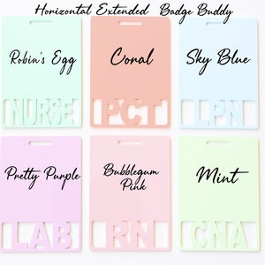 Badge Buddy, Badge Reel Buddy,Badge, Badge Buddy Horizontal, Badge Buddy ID, Medical Badge Buddy