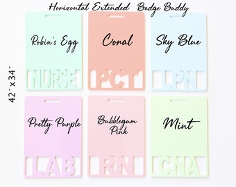 Badge Buddy, Badge Reel Buddy, Badge, Badge Buddy Horizontal, Badge Buddy ID, Medical Badge Buddy
