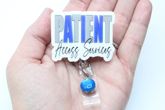 Patient Access Services Badge Reel, Patient Access, Patient Access Gift,  PAS, Coworker Gift, ID Holder,retractable Badge -  Ireland