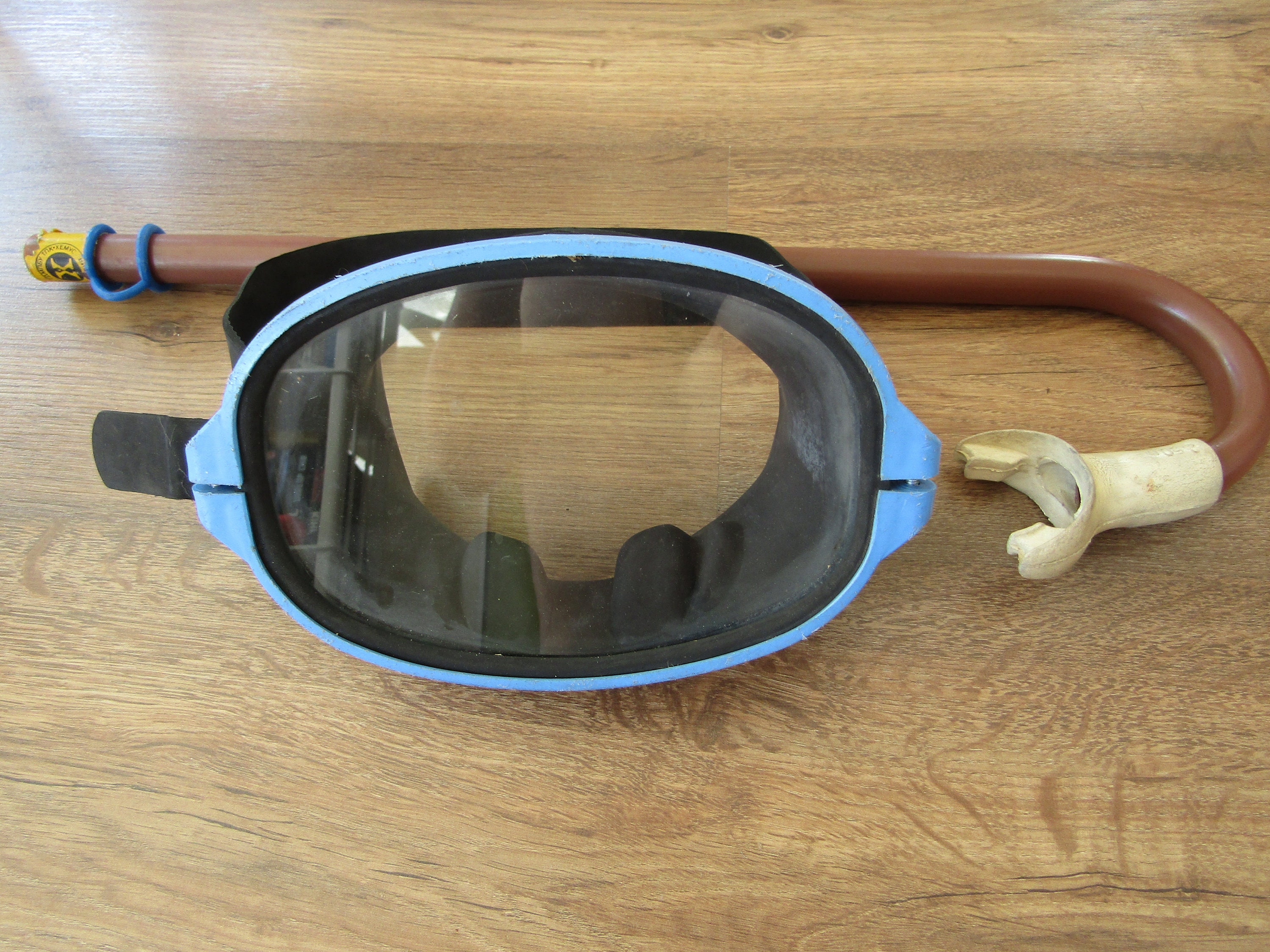 Vintage Scuba Diving Mask and Snorkel Soviet Diving Mask Etsy