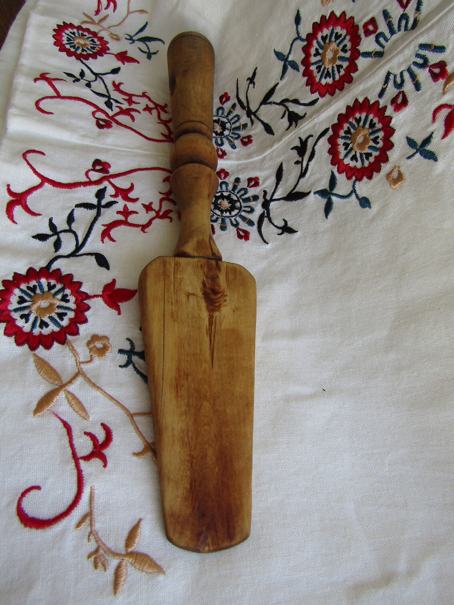 Hand Carved vintage spatula primitive wooden cooking tool Etsy