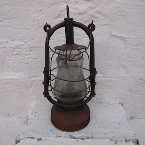 Ukrainian oil lamp - Antique Lamp - vintage oil lamp - vintage kerosene lamp - oil retro lantern - vintage metal lightning