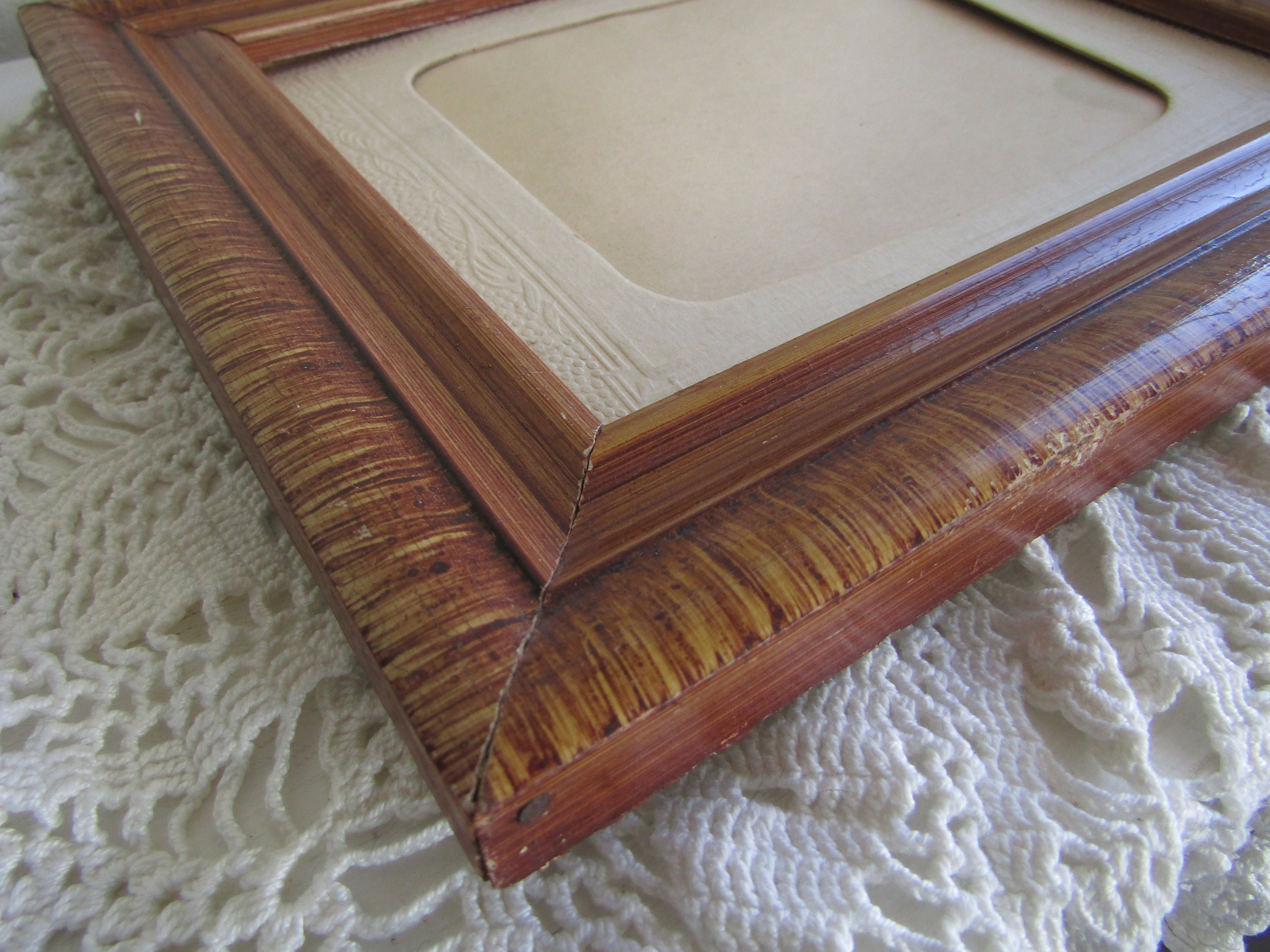 Antique wooden photo frame Soviet vintage wooden photo frame Etsy