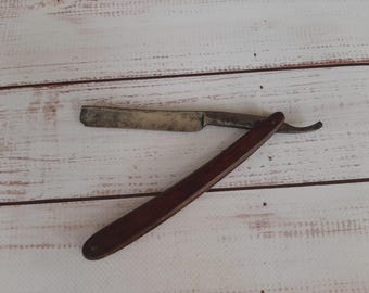 Rare Newton & Sons Vintage Straight Razor: KOLIBRI Emblem