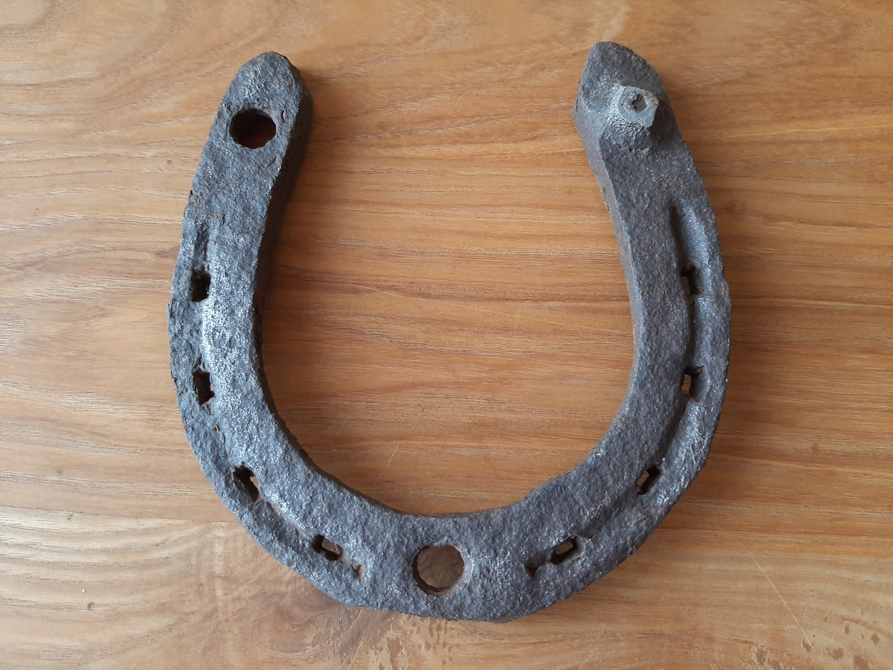 Antique used Horseshoe rusted iron horse shoe lucky magic Etsy