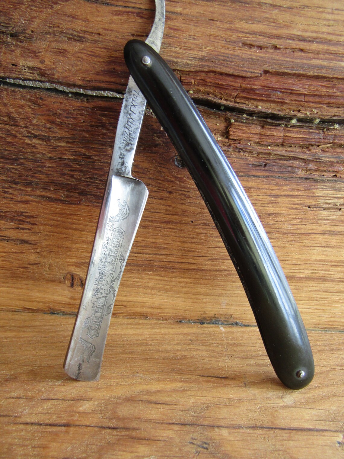 Old German Razor Solingen Vintage Straight Razor Antique Etsy