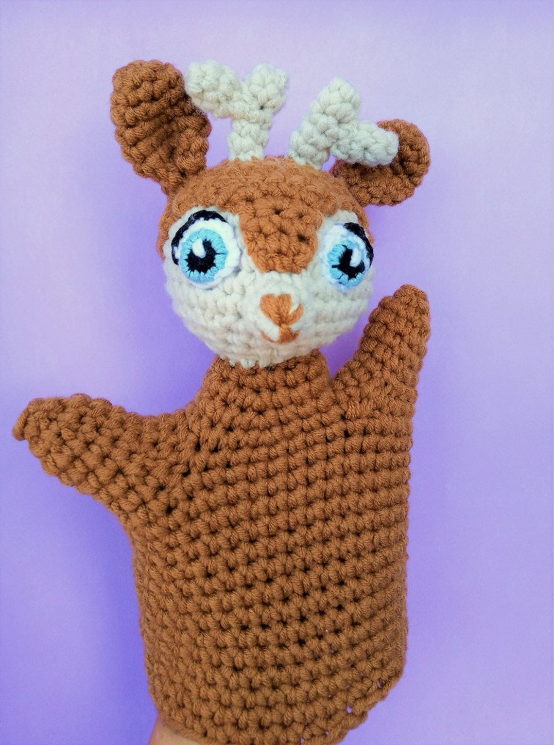 Deer Hand Puppet PDF PATTERN Etsy