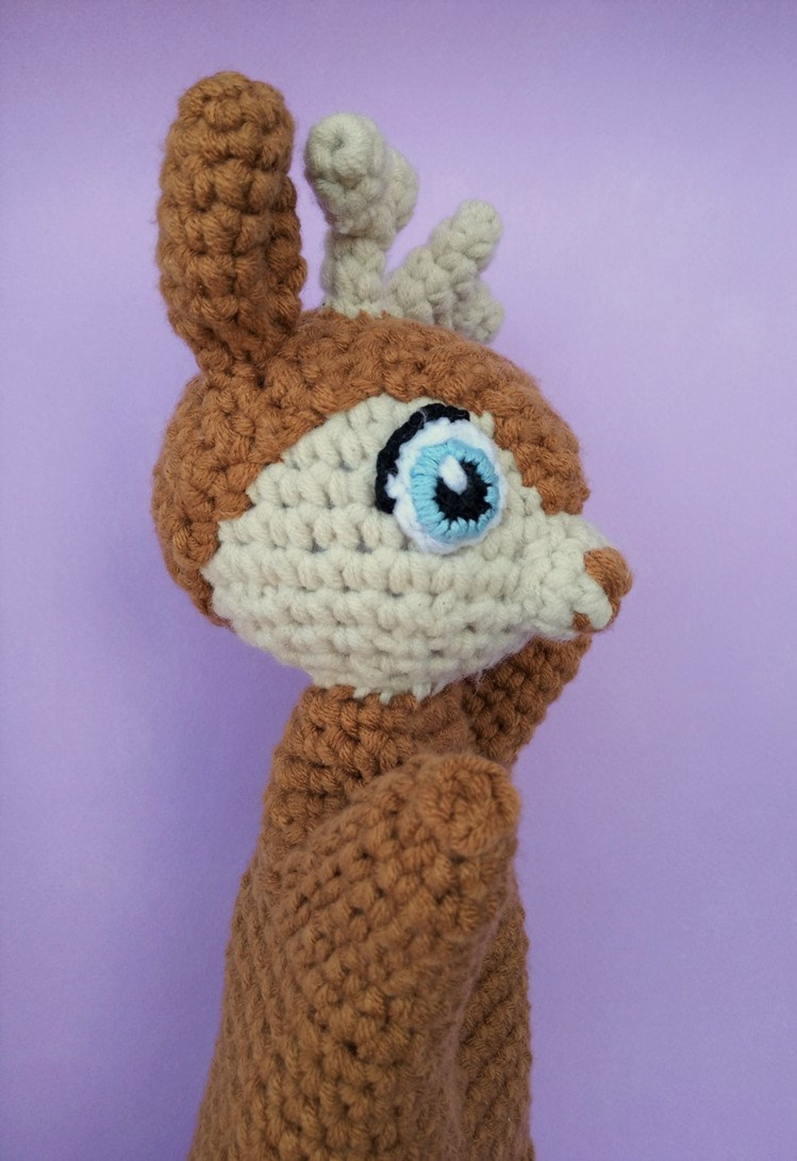 Deer Hand Puppet PDF PATTERN Etsy