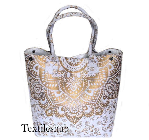 Indian Handmade 100% Cotton Mandala Handbag Ladies Hippie Bag Shoulder