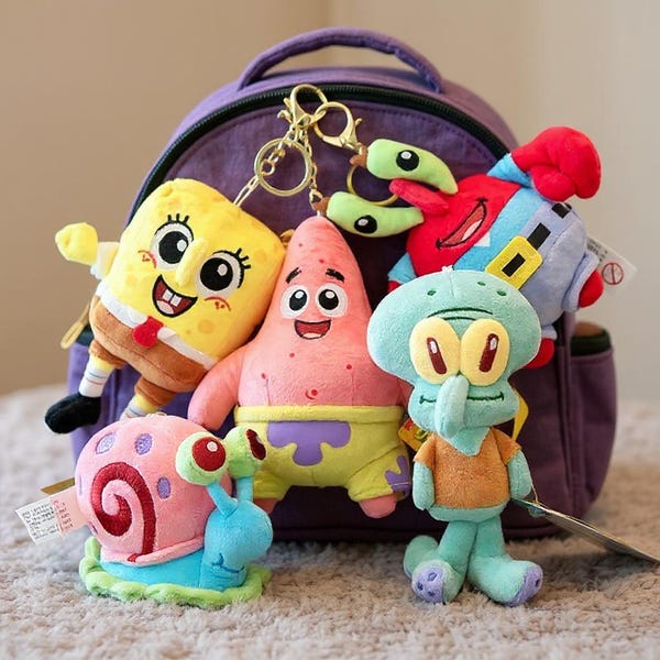 Patrick Keychain Spongebob Keychain - Etsy