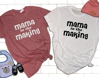 Pregnancy Announcement Shirt, Mama in the Making, It's not a food baby, Photo Prop Shirt, New Mom Shirt, Pregnancy Reveal Shirt