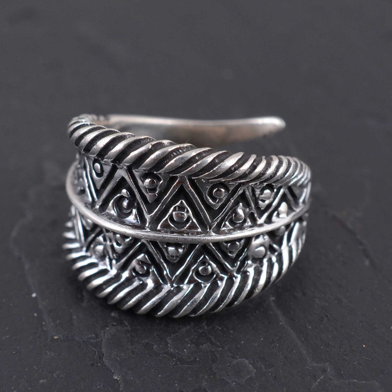 Triangle designer ring,Sterling silver ring,Handmade ring,Statement ring,Silver rings,Silver jewelry,Gift for her
