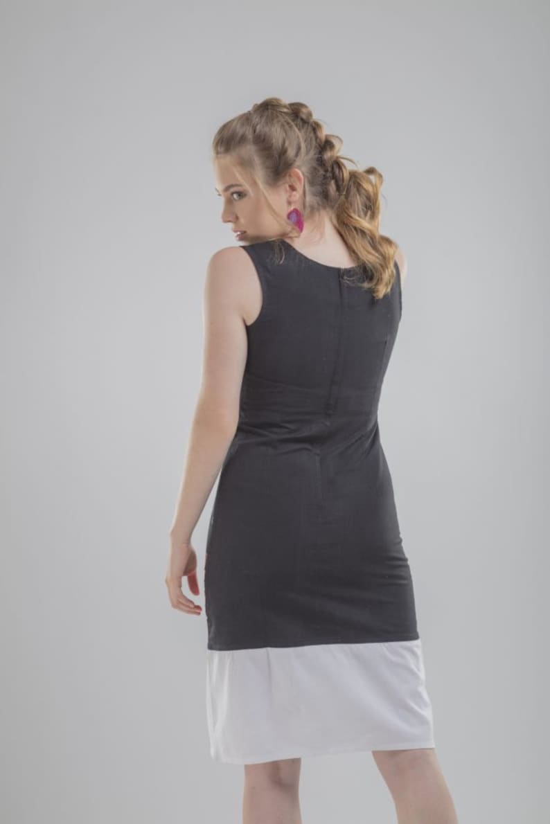 Gorgeous and versatile, Sleeveless and with a length up to the knee Mar\u00eda Luisa Dress Embroidered mexican dress made by Mayan artisans