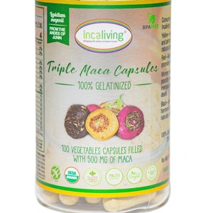 Triple Maca vegetable capsules