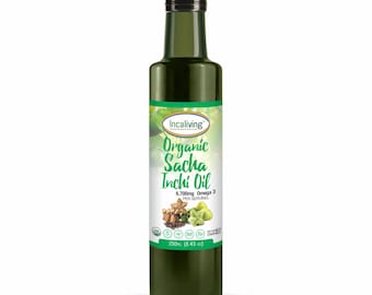 Organic Sacha Inchi oil Cold Pressed from Peru