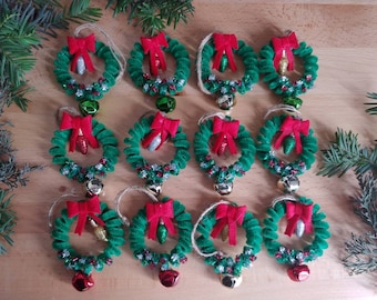 Wreath Ornament Set of 12