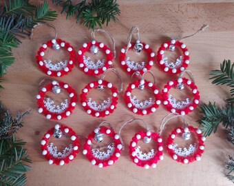 Wreath Ornament Set of 12