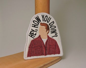 Joey Iron on Patch and Optional Matching Sticker - Hey, How You Doin'? - Friends