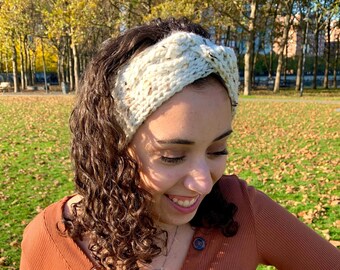 Winter Twist Knit Headband