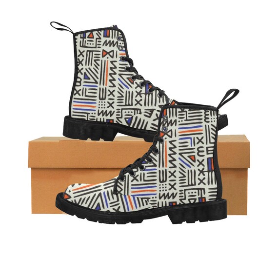 lace up canvas boots
