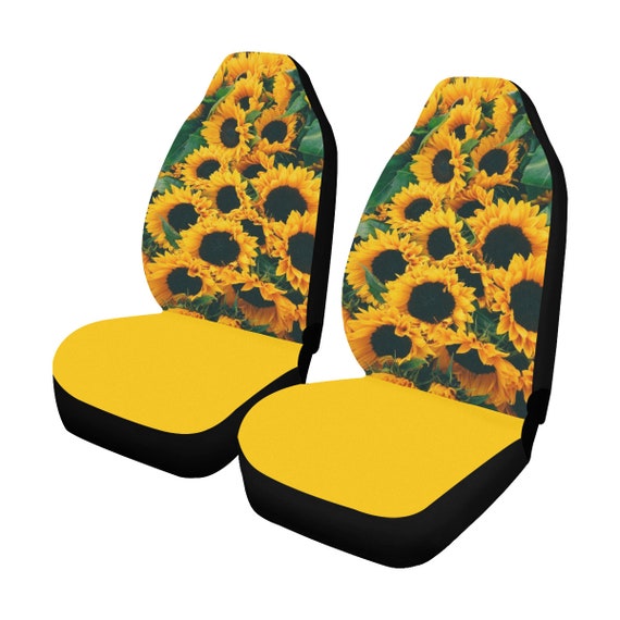 Sunflowers Car Seat Covers - American Flag Sunflower Car Seat Covers Sunflowers Car Seat Covers - American Flag Sunflower Car Seat Covers