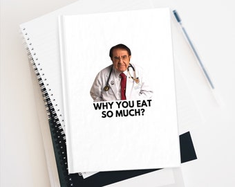 Dr. Now BLANK Weight Loss Journal | Funny Notebook | Tracker, Food Diary, Diet, healthy eating Motivation, funny gift, overweight, Meme