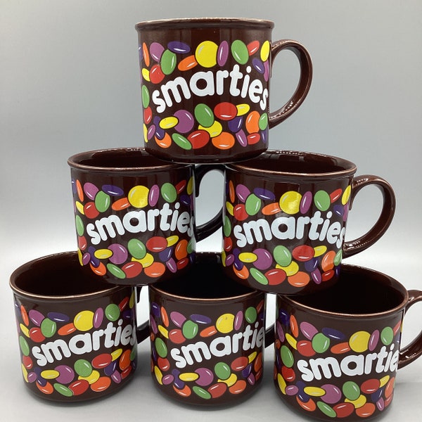 circa 1980s Hornsea Pottery Smarties mug