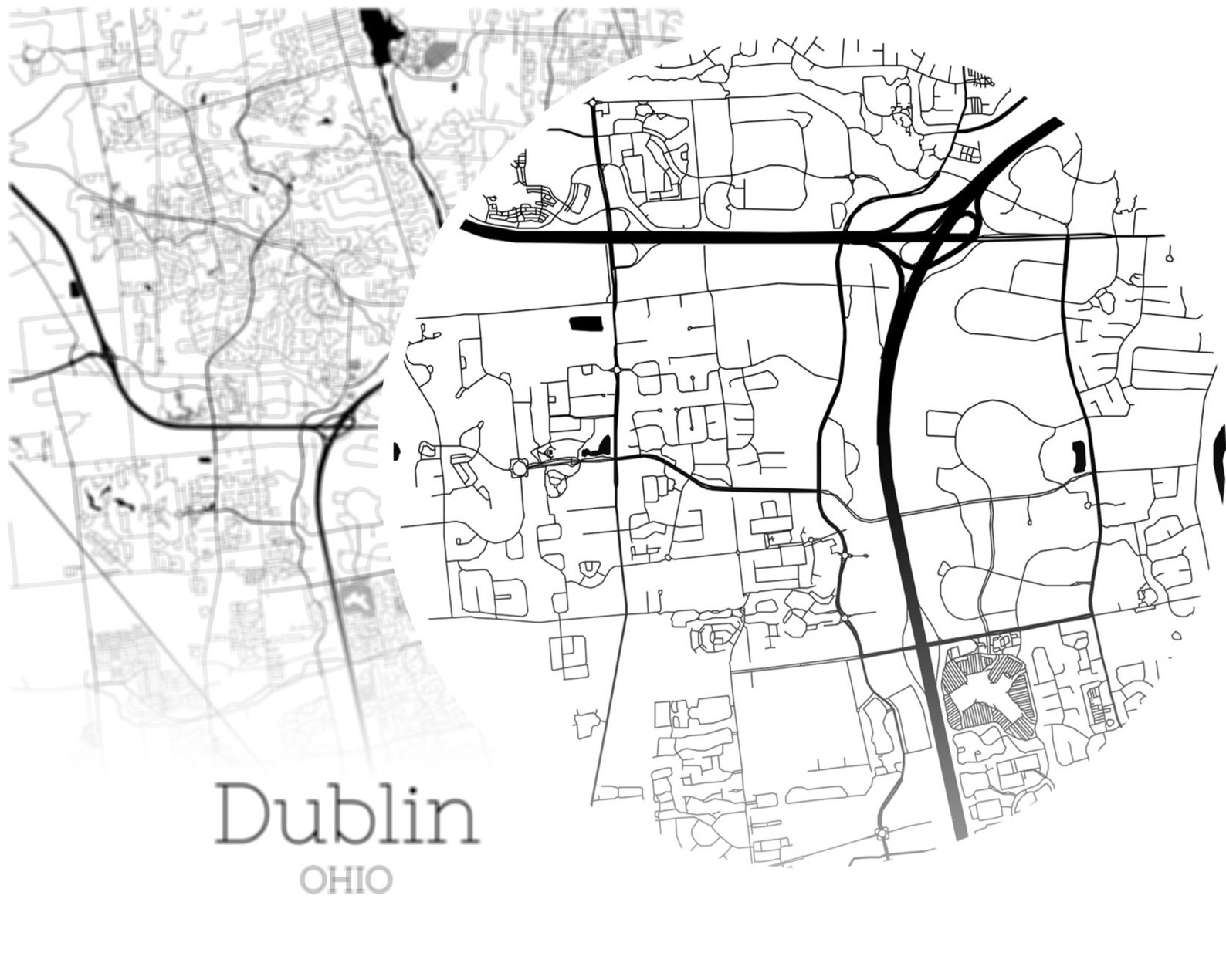 Dublin Oh Zip Code Map vrogue.co
